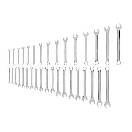 Tekton Combination Wrench Set, 34-Piece (1/4 - 1 in., 6 - 24 mm) WCB90302